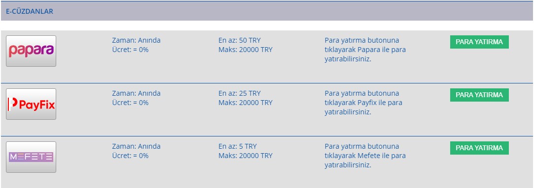 Mefete Bahis Sitesi Tümbet